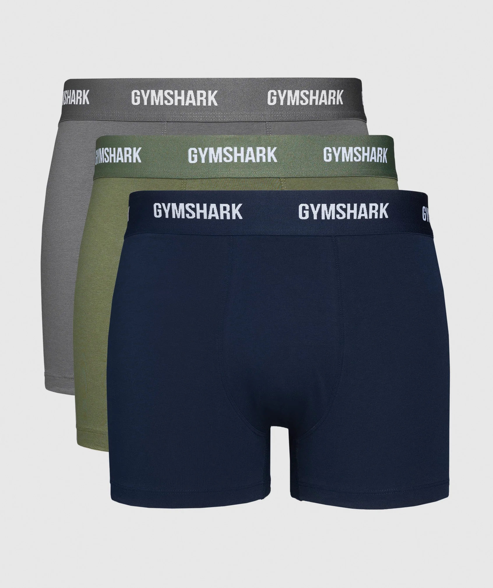 Boxers 3 PK Core Olive/Navy/Dark Grey