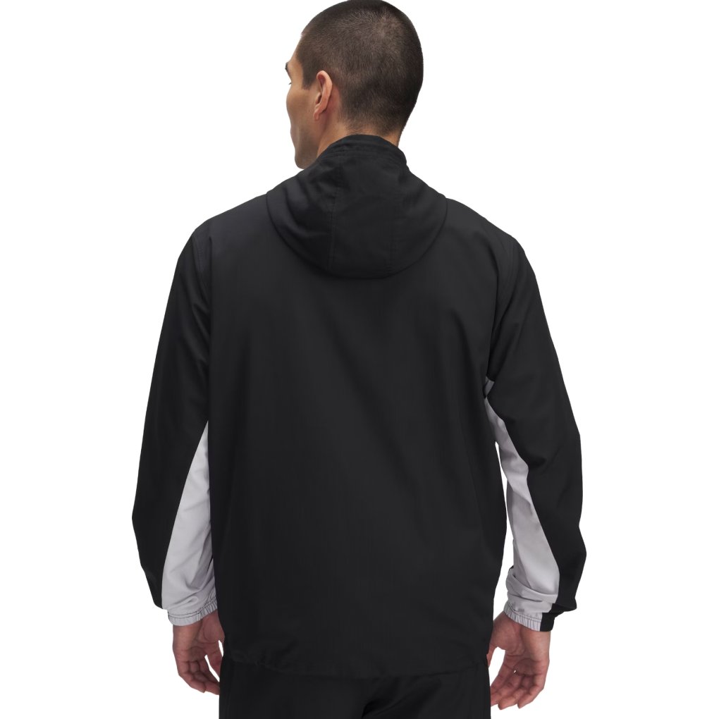 Under Armour UA Rival Woven Windbreaker Men - Black/Black/White