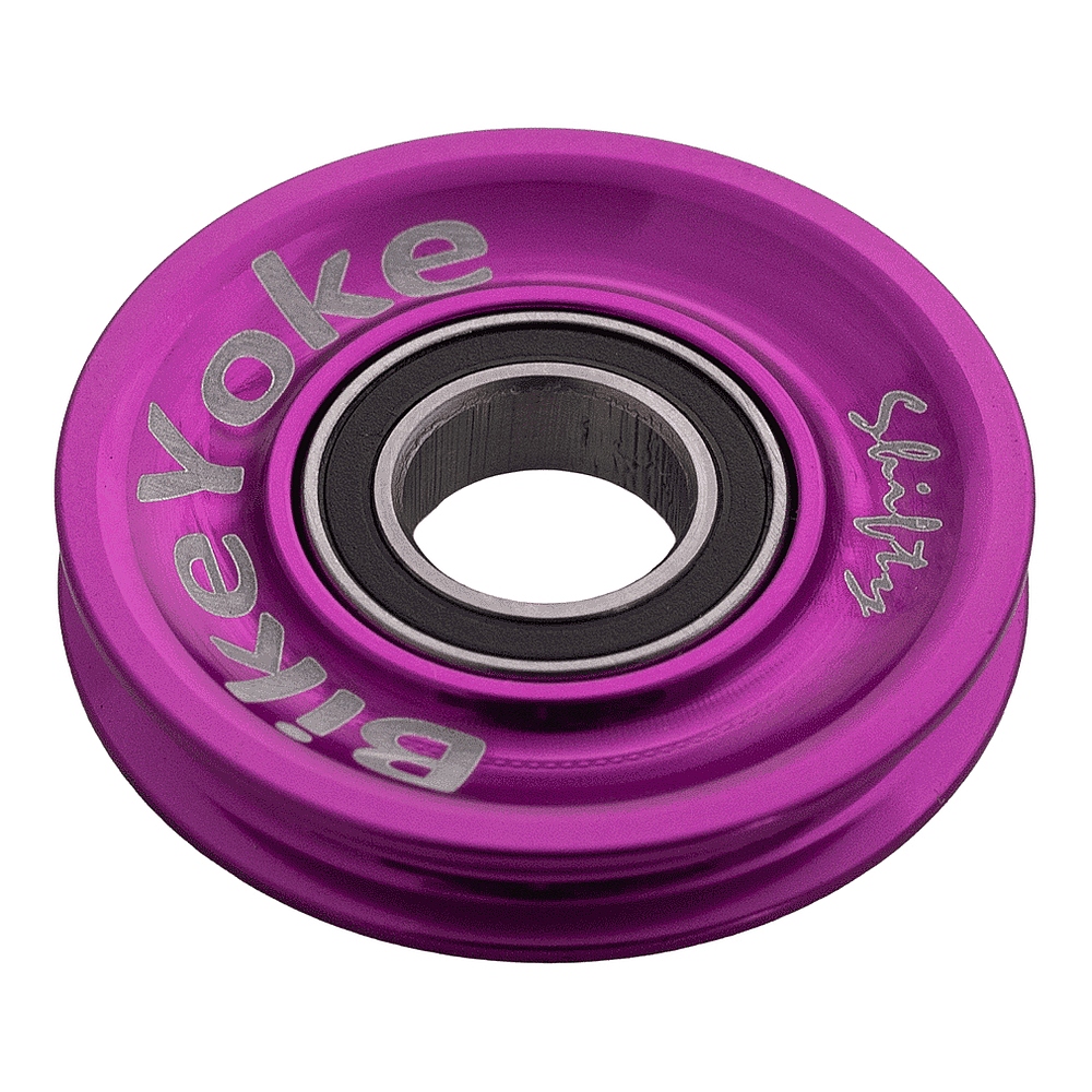 BikeYoke SHIFTY V2 - Shift Cable Guide / Cable Pulley for SRAM 1x11 / 1x12 Rear Derailleurs - purple