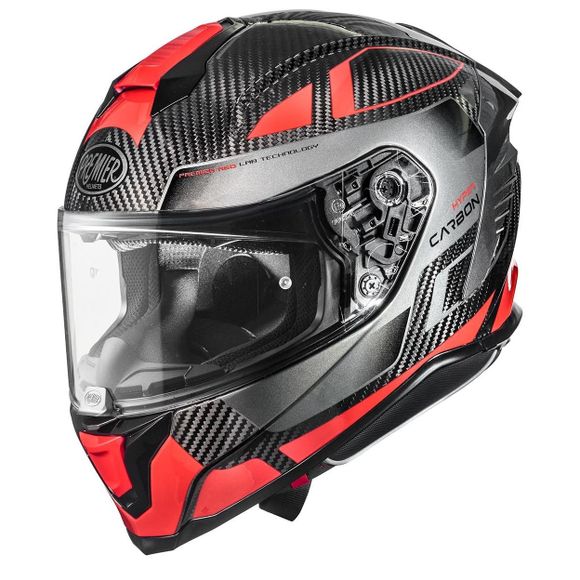 Premier Full-Face HYPER CARBON TK Helmet - Carbon / RedRef: PE0436
