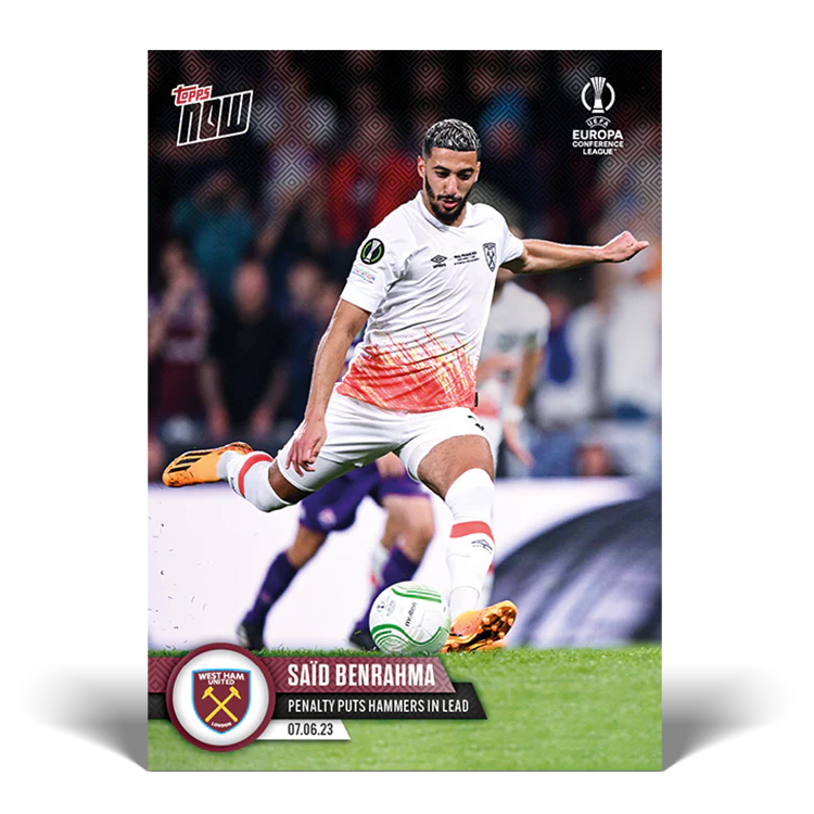 Topps UK - Penalty puts Hammers in lead - ECL TOPPS NOW® Card #60