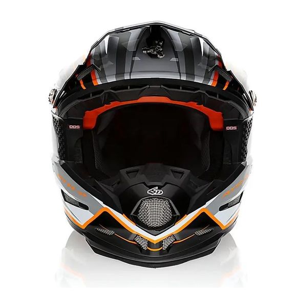 6D Helmets ATR-2 PHASE 2024 cross Helmet - White / OrangeRef: DH0032