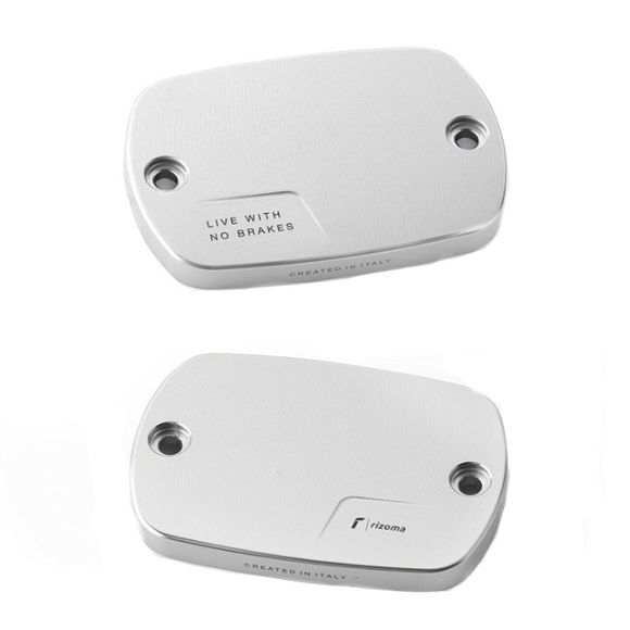 Rizoma Front and Rear Brake Master Cylinder Cover, Original Type - GreyRef: RZ0929