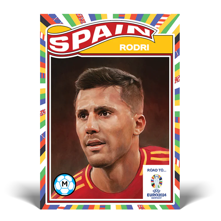 Road to UEFA EURO 2024 Living Set Card 17 - Rodri