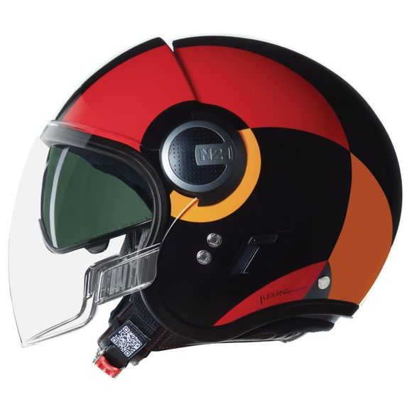 Jet helmet Nolan N21 Visor - Bicromo - Red / OrangeRef: Nl1671-C7476