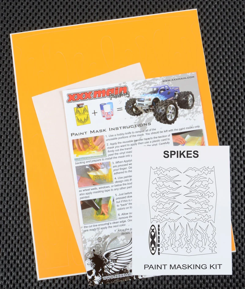 Spikes Paint Mask XXX Main Racing XXXM014L