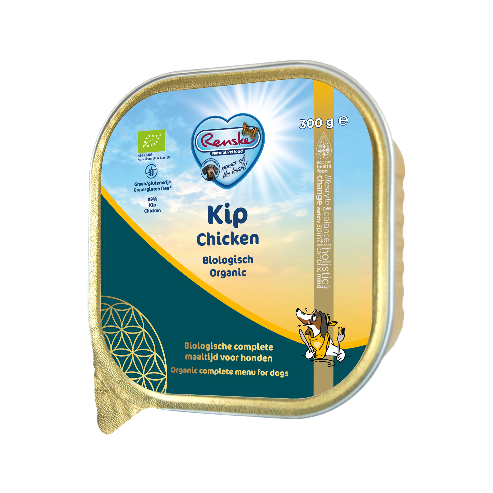 Renske Organic Fresh Meat - Chicken - 9 x 300g (Alutray)