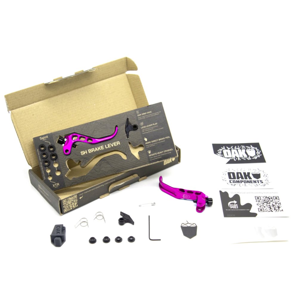 OAK Components SH Lever Blade Set - Shimano - pink
