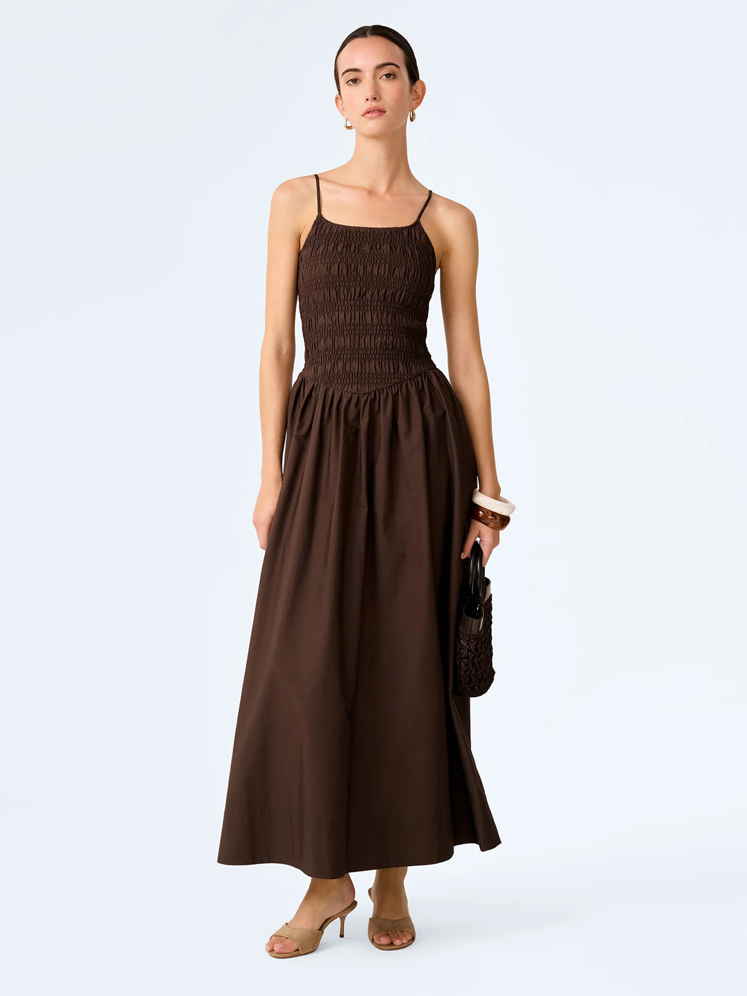 Paulina Dress in Chocolate
