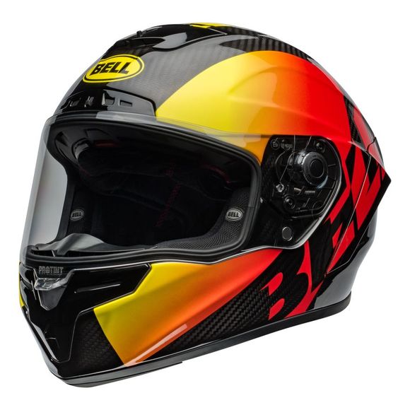 Bell RACE STAR DLX FLEX full face helmet - OFFSET - Black / RedRef: EL0697