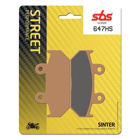 SBS 647HS Sinter Sintered Metal front brake padsRef: 647HS / 647070