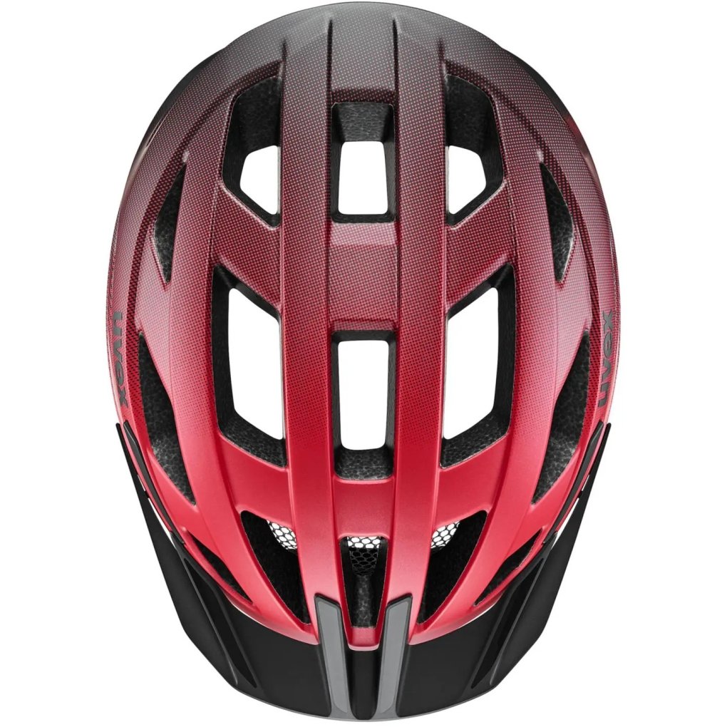 Uvex i-vo 2 Bike Helmet - red-black matt