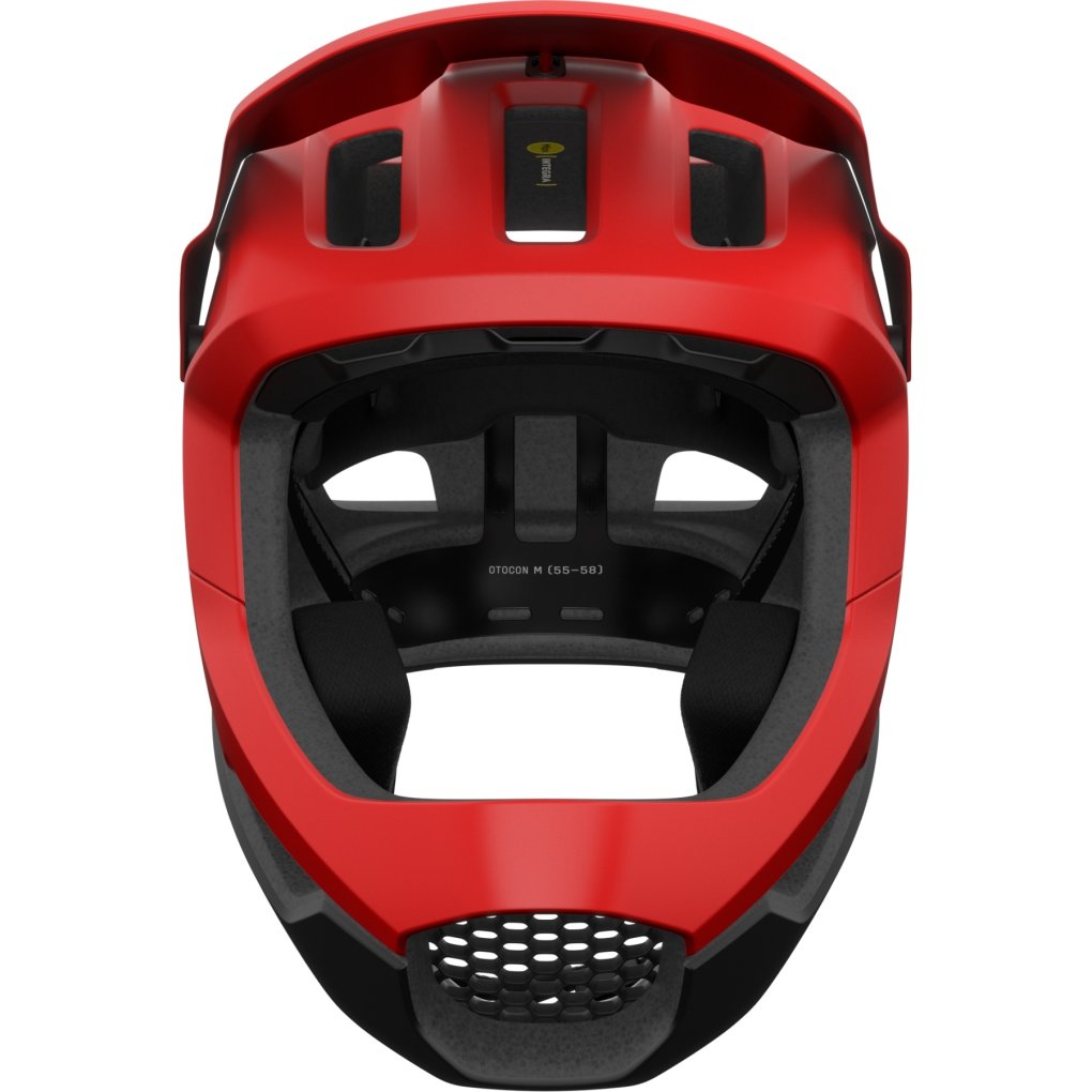 POC Otocon Race MIPS Helmet - 8648 Prismane Red Matt/Uranium Black Matt
