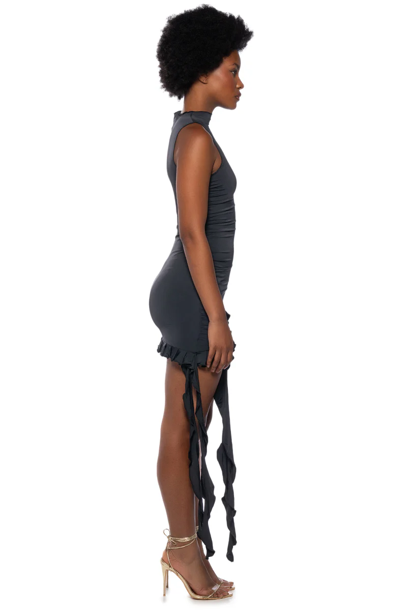 Shes All That Ruffle Mini Dress