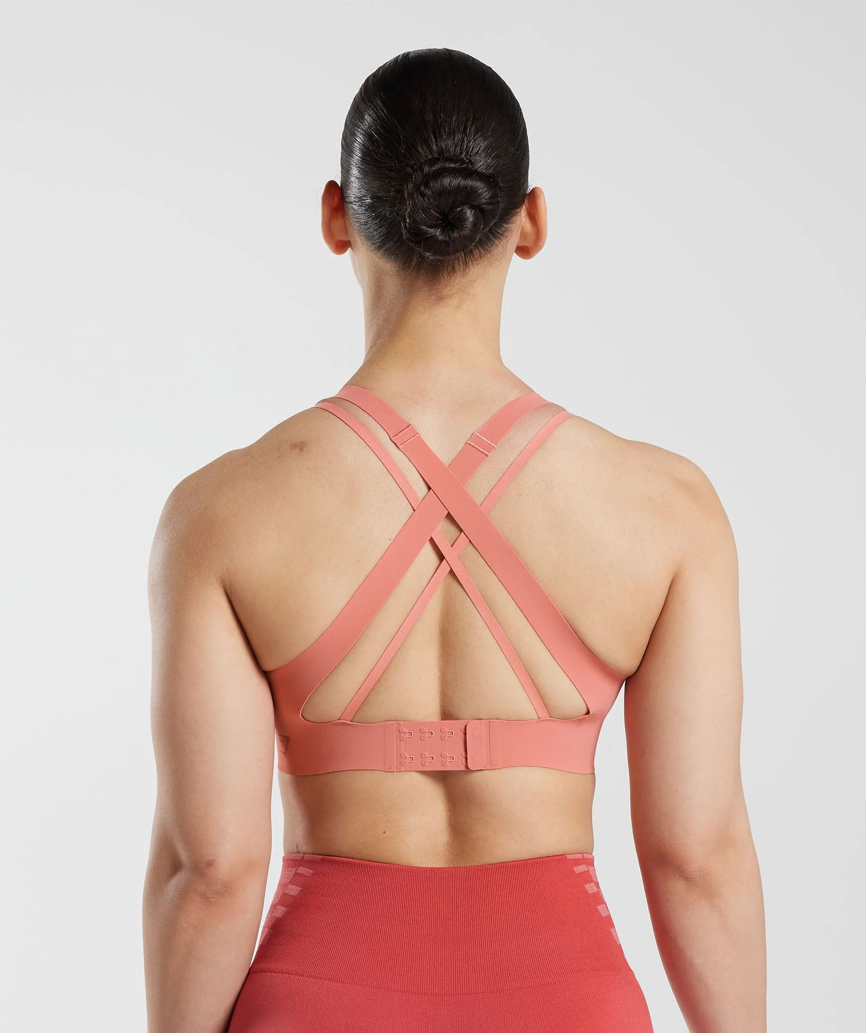 Apex Limit Sports Bra Terracotta Pink