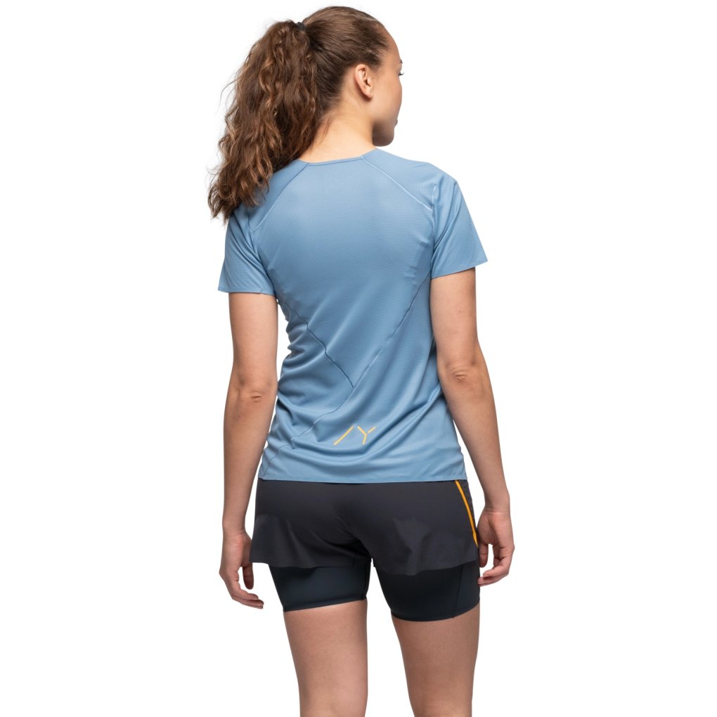 Bergans Y LightLine Fast Tee Women - elemental blue