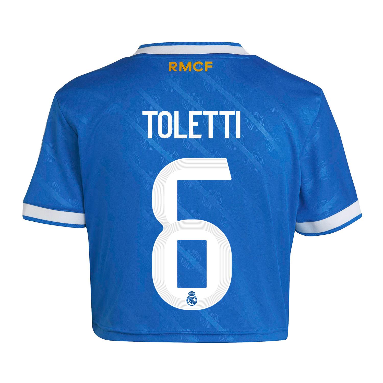 Womens Third Crop Shirt 25/26 Blue