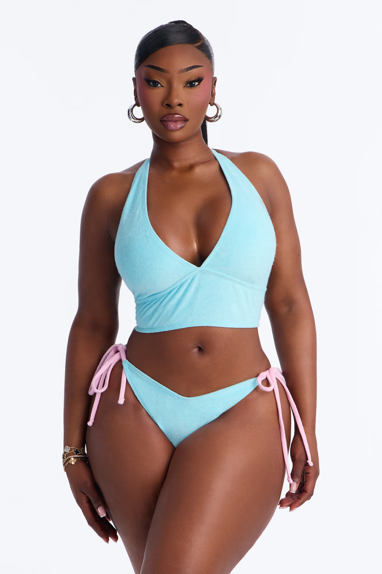 What You Know Bikini And Coverup Skirt - Periwinkle