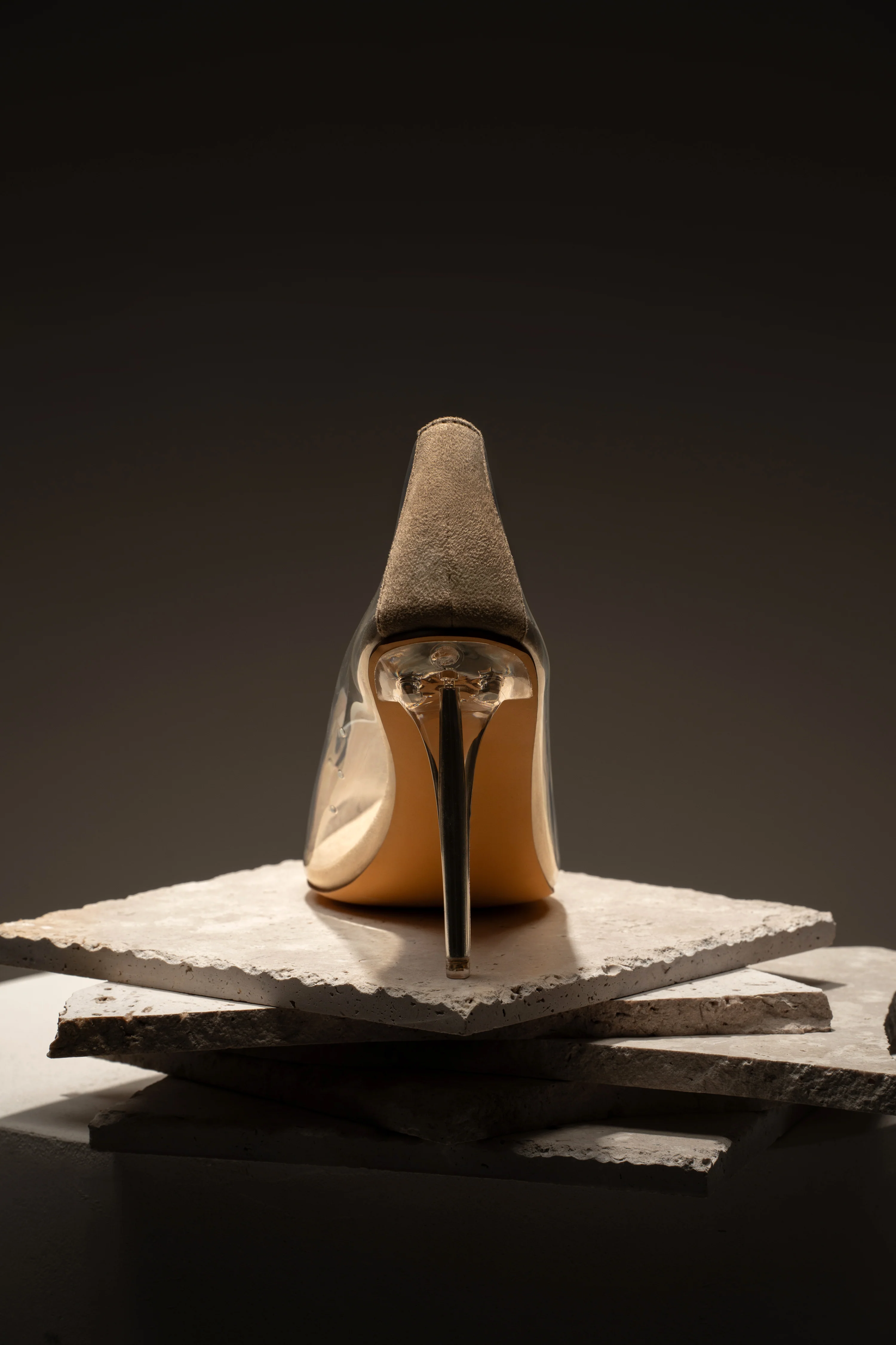 Glass Doll Clear Pumps