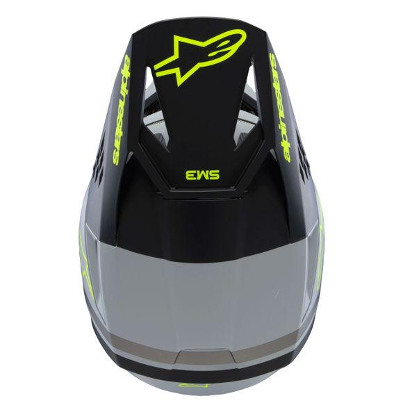 Casque cross Alpinestars SUPERTECH S-M3 - RADIUM - ENFANT - Gris / NoirRef : AP3392