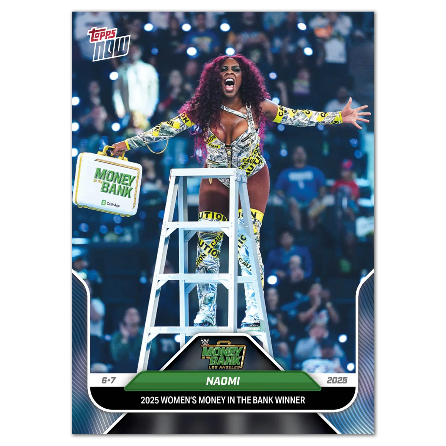 Naomi - 2025 WWE Topps NOW® - Card 62 - LOOK FOR AUTOS