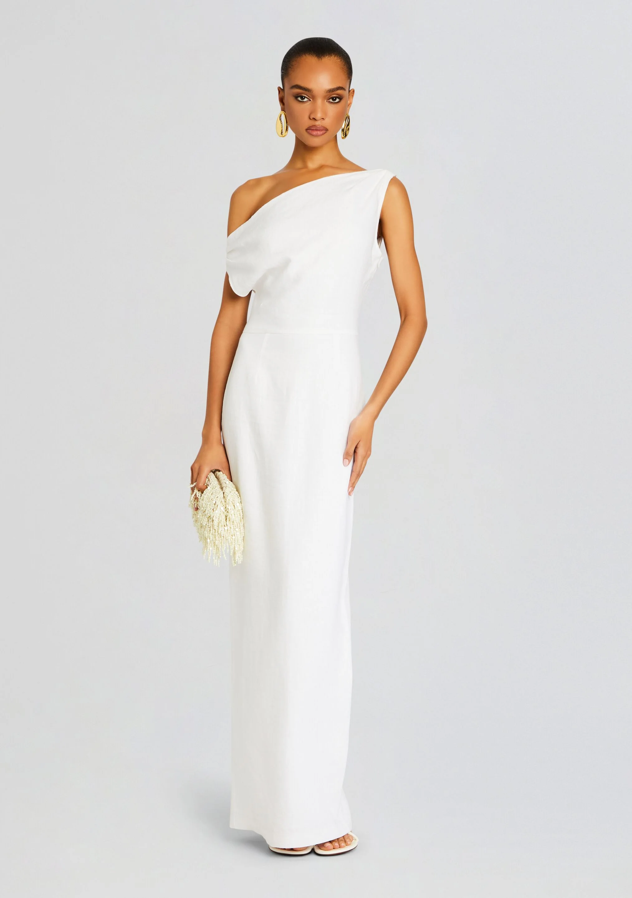 Linen Off The Shoulder Maxi