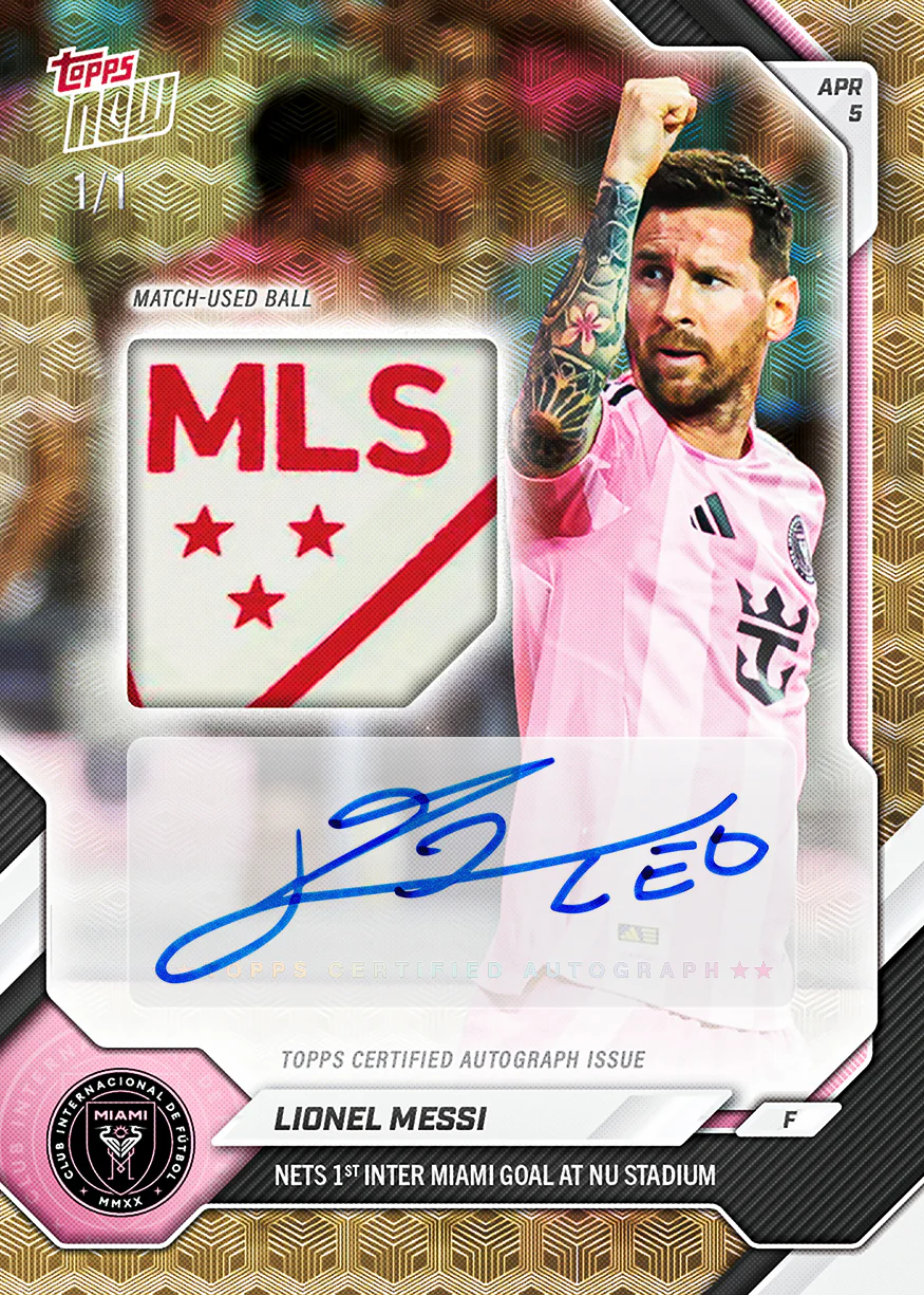 Lionel Messi - 2026 MLS Topps NOW® - Card 23 - PR: 9149