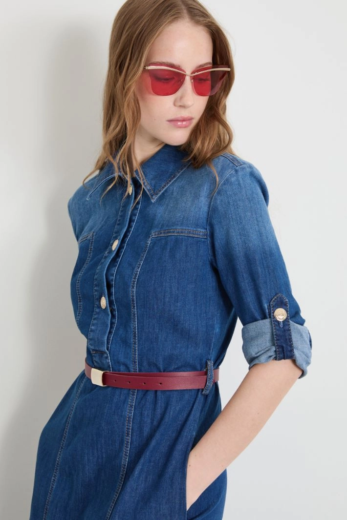 Butterfly glasses with studs - FUCHSIA