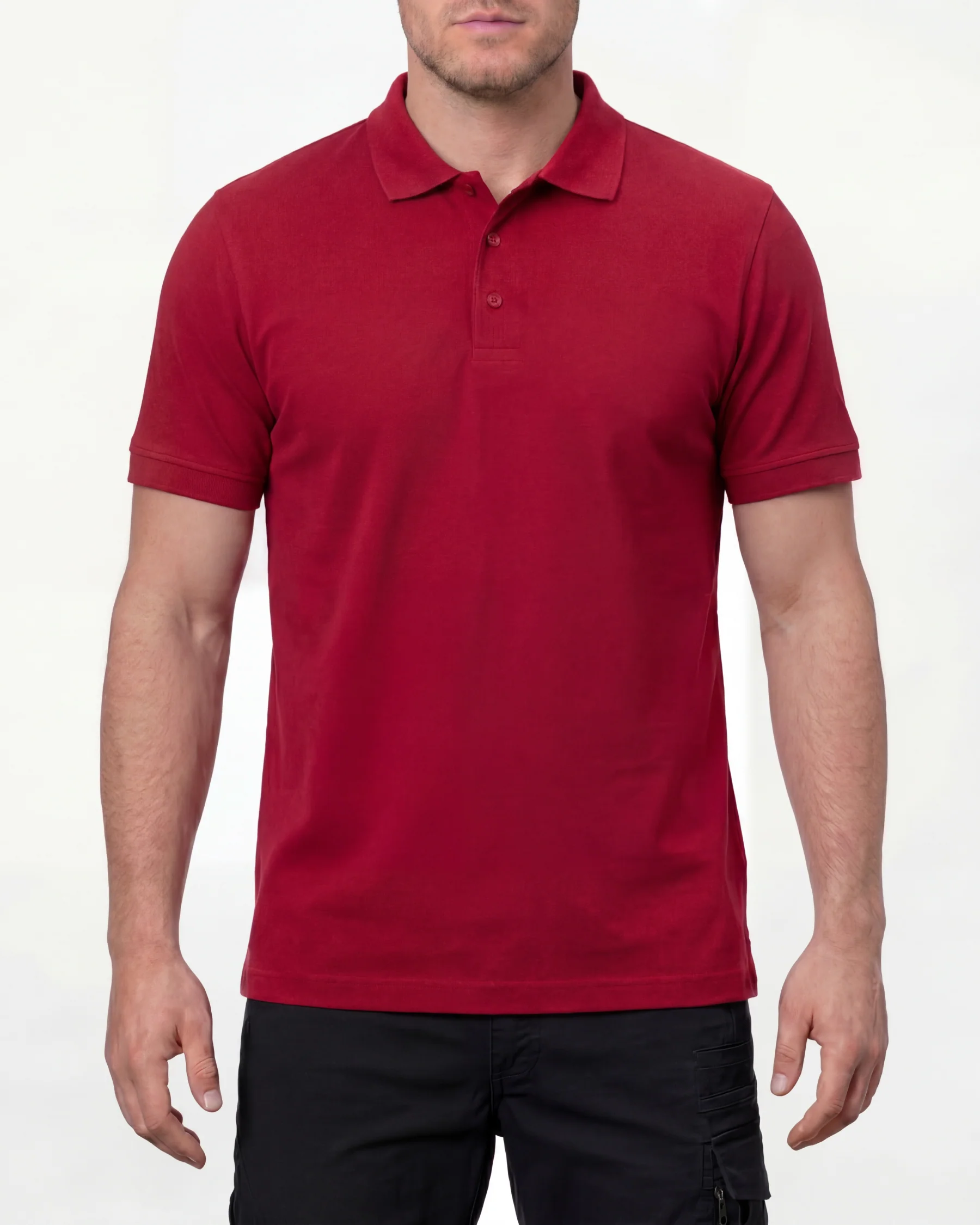 Cotton stretch Polo Shirt