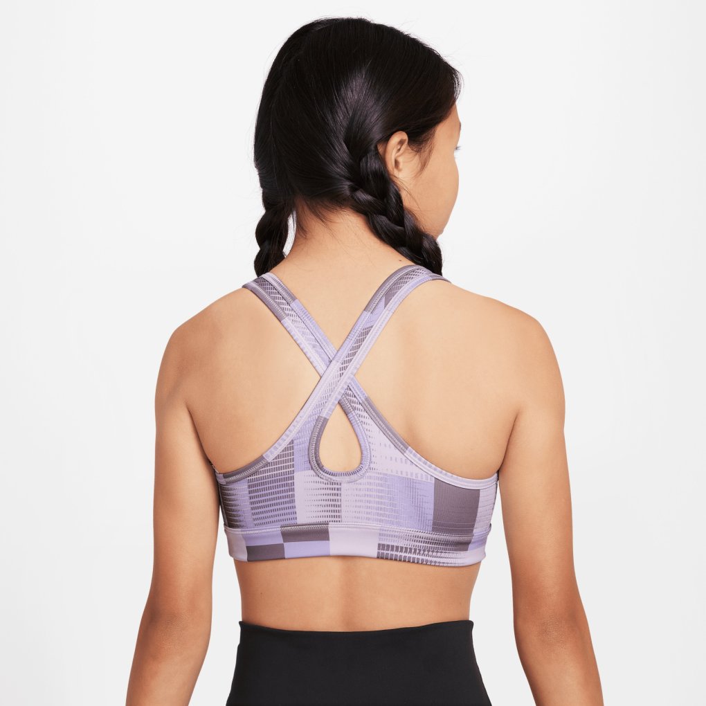 Nike Dri-Fit Reversible Sports Bra Girls - hydrangeas/doll/white HJ4253-515