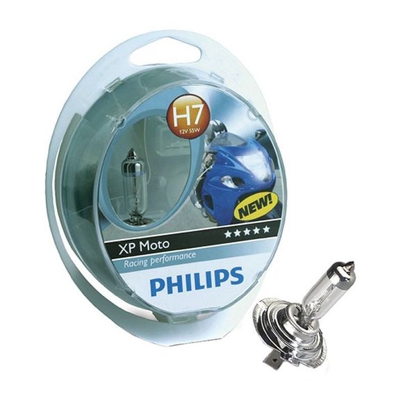 Ampoule Philips X-TREME MOTO H7 12V 55W PX26D UniverselRef : 20129726