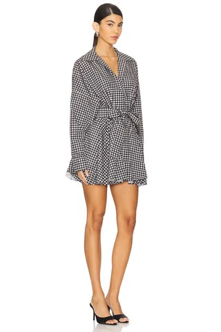 Oversized Shirt Flared Mini Dress