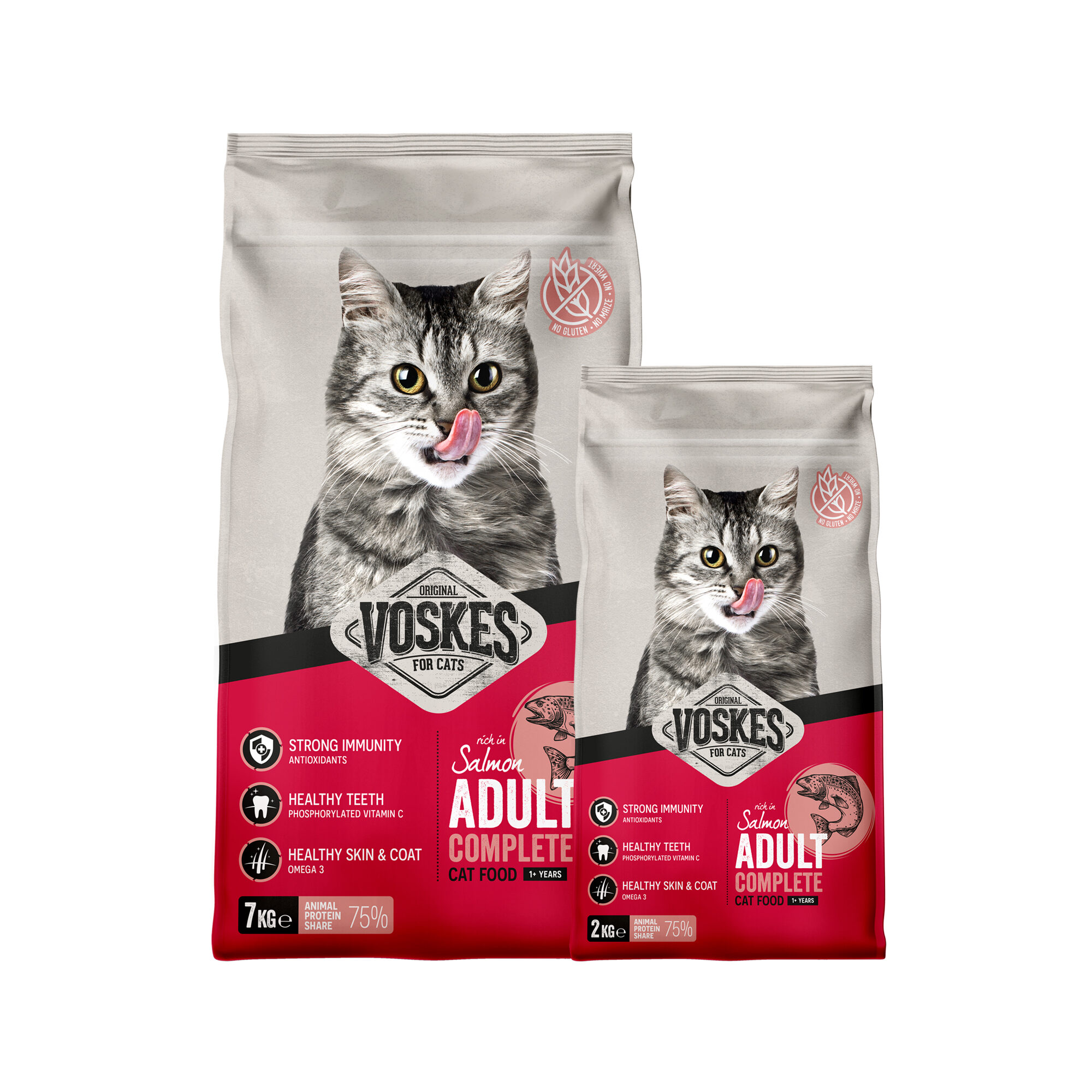 Voskes Adult Cat Food - Salmon - 2kg