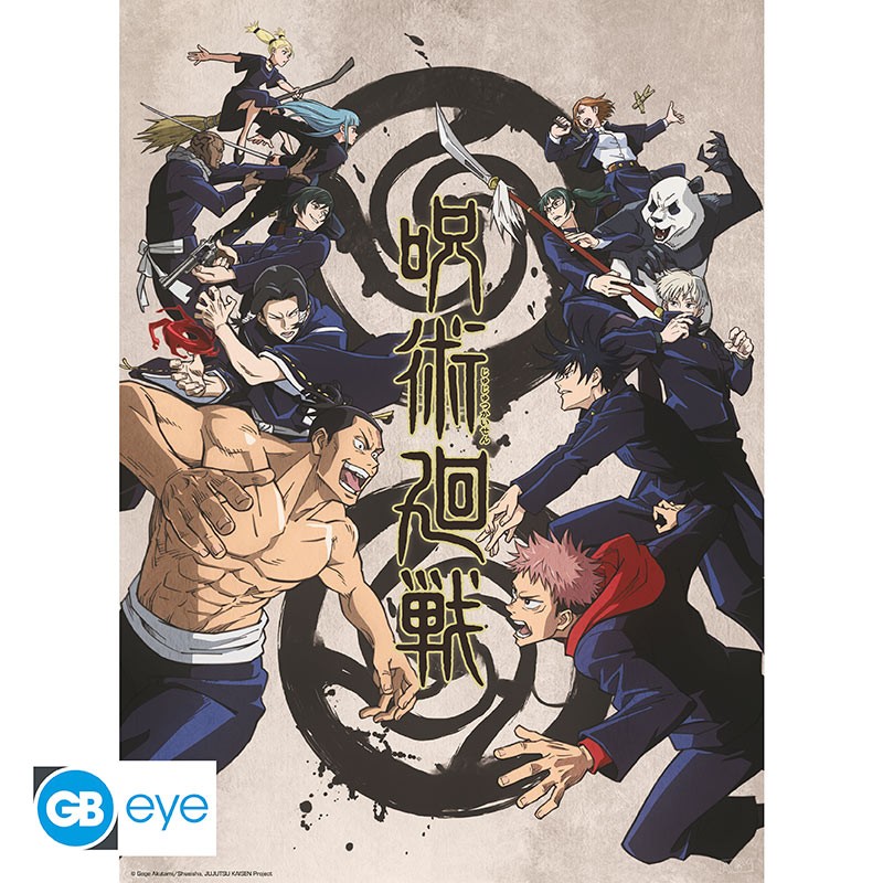 JUJUTSU KAISEN Poster Tokyo vs. Kyoto (52x38cm)