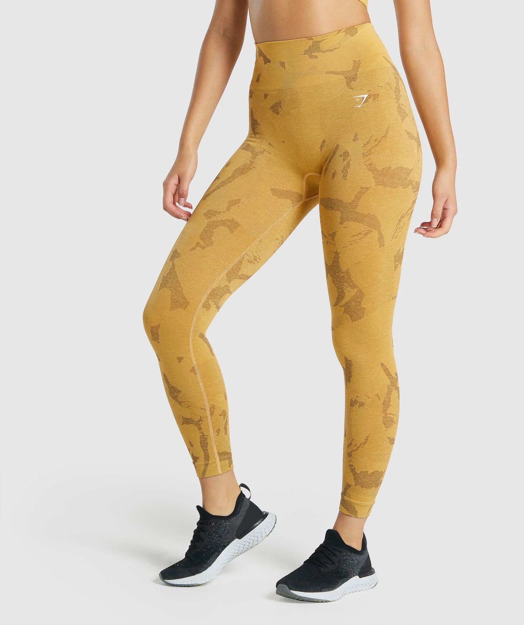 Adapt Camo Seamless Leggings Savanna | Yellow