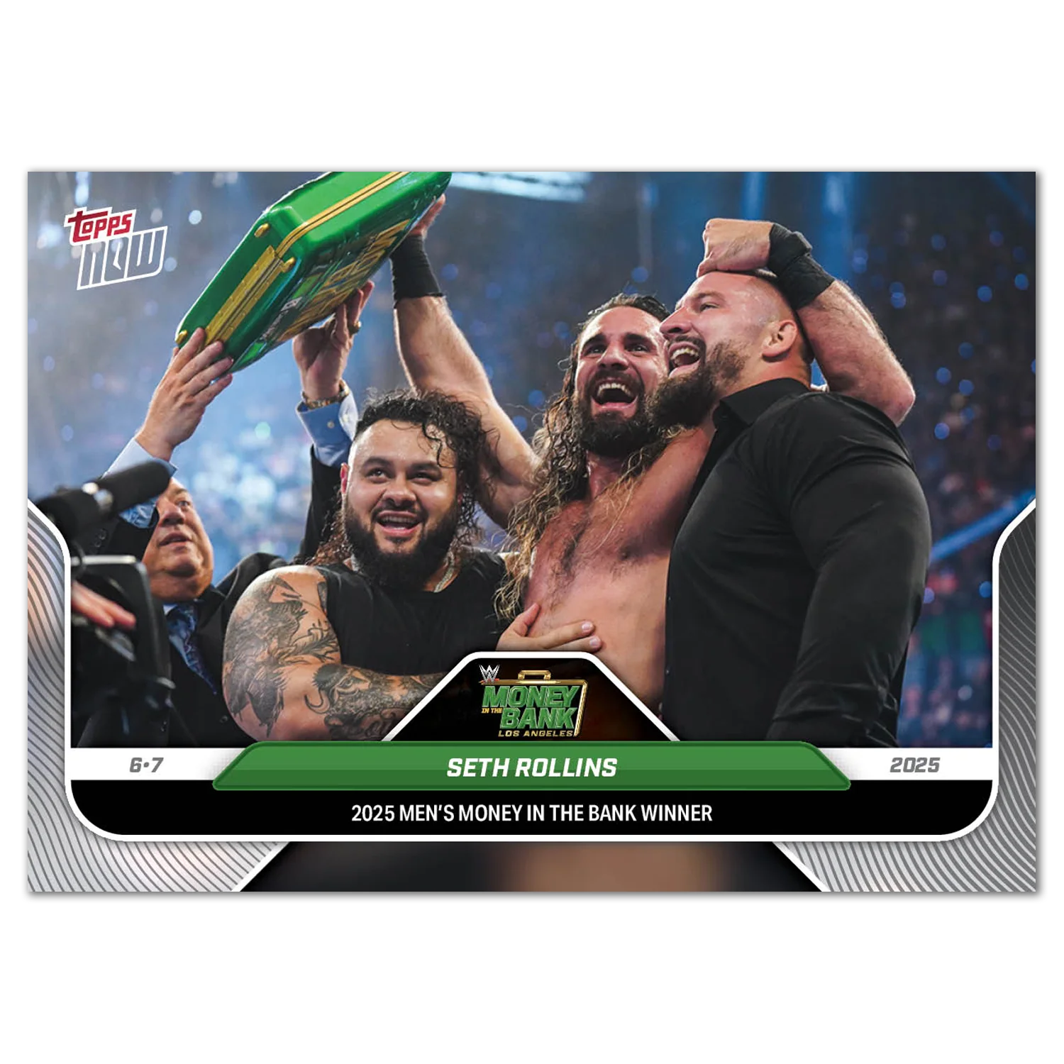 Seth Rollins - 2025 WWE Topps NOW® - Card 64
