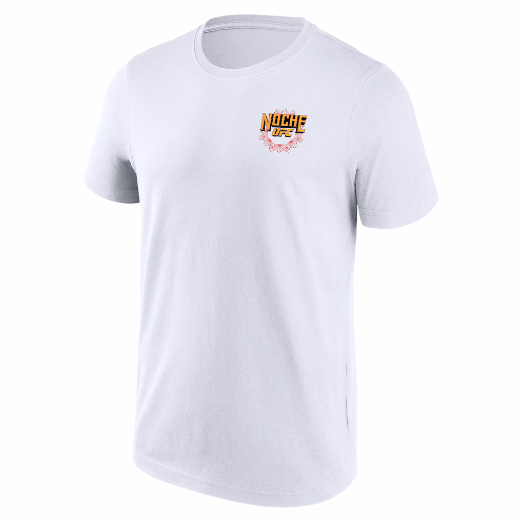UFC Noche 2025 T-Shirt - White - Mens