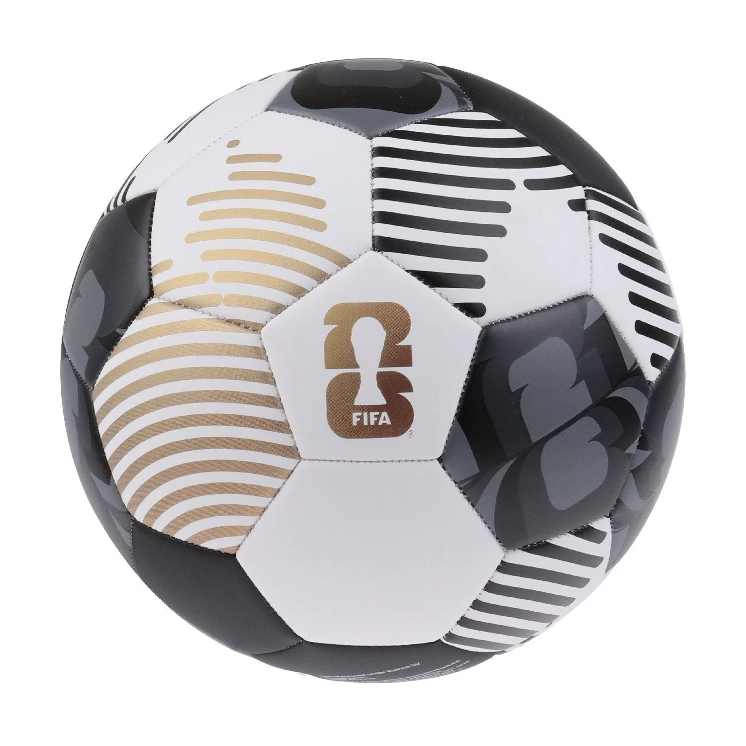 2026 Soccer Fan Collection Metallic Tournament Football
