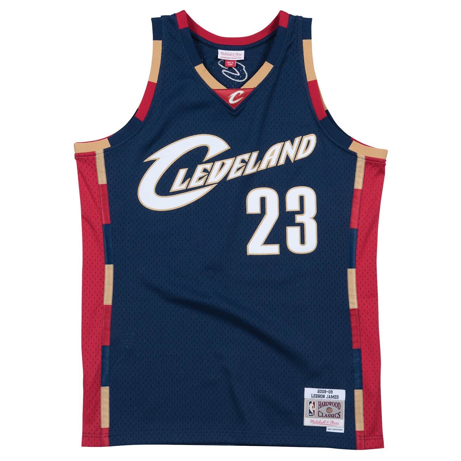 LeBron James #23 Cleveland Cavaliers 2008-09 Mitchell & Ness Swingman NBA Jersey