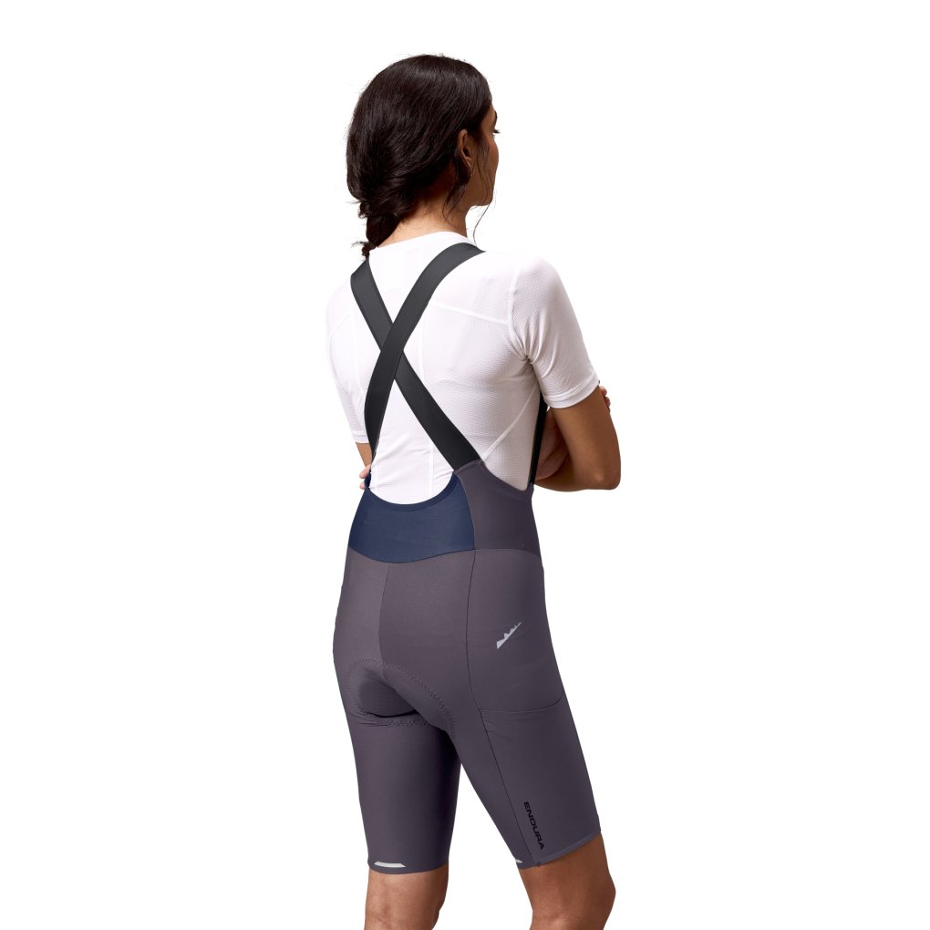 Endura Alltrack Ride Bibshorts Women - carbon grey