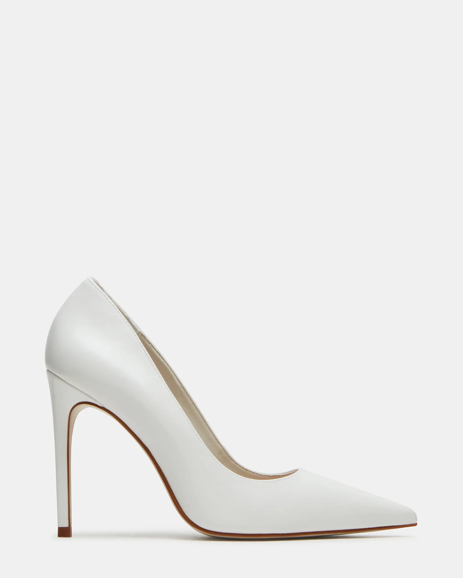 Noir White Leather