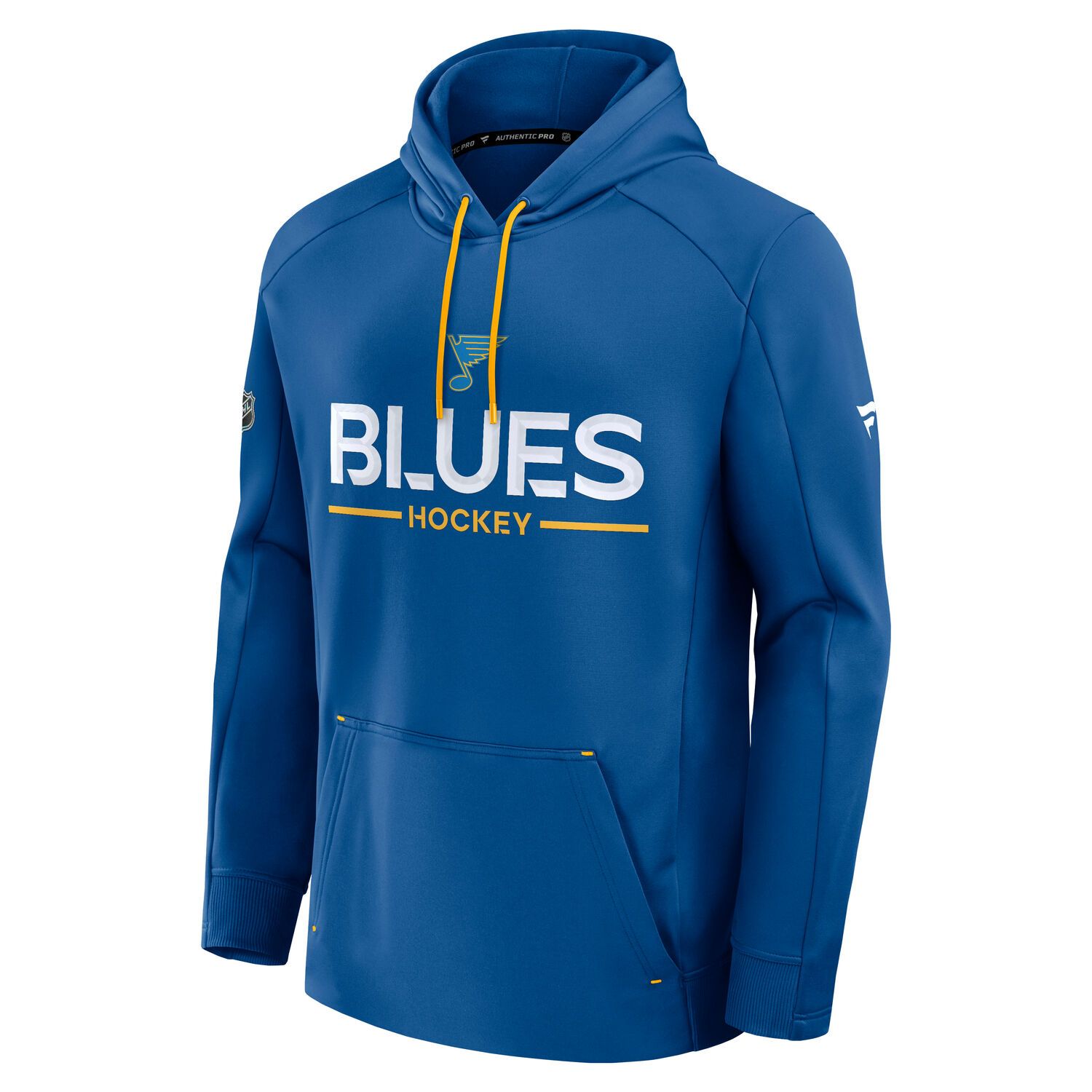 St. Louis Blues 2025/26 Authentic Pro Rink Tech NHL Hoodie Blue
