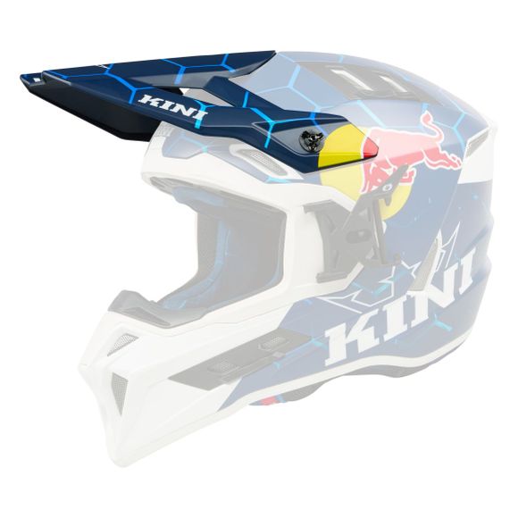 Tt Kini Red Bull Exc 1.0 2026 Visor - White / BlueRef: Krb0149 / Krexc-010