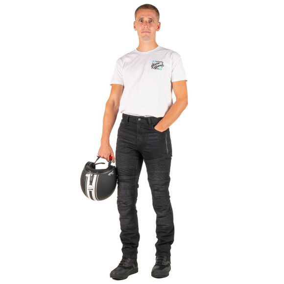 Jean Moto DXR JAGUAR - Slim - NoirRef : DXR1111