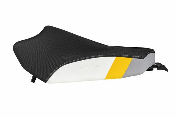 Heated Touratech Yellow gray Fresh Touch comfort saddle - HighBMW 1300 R 1300 GS - 2023 - 2026Ref: Trt01278A / 01-035-5922-0
