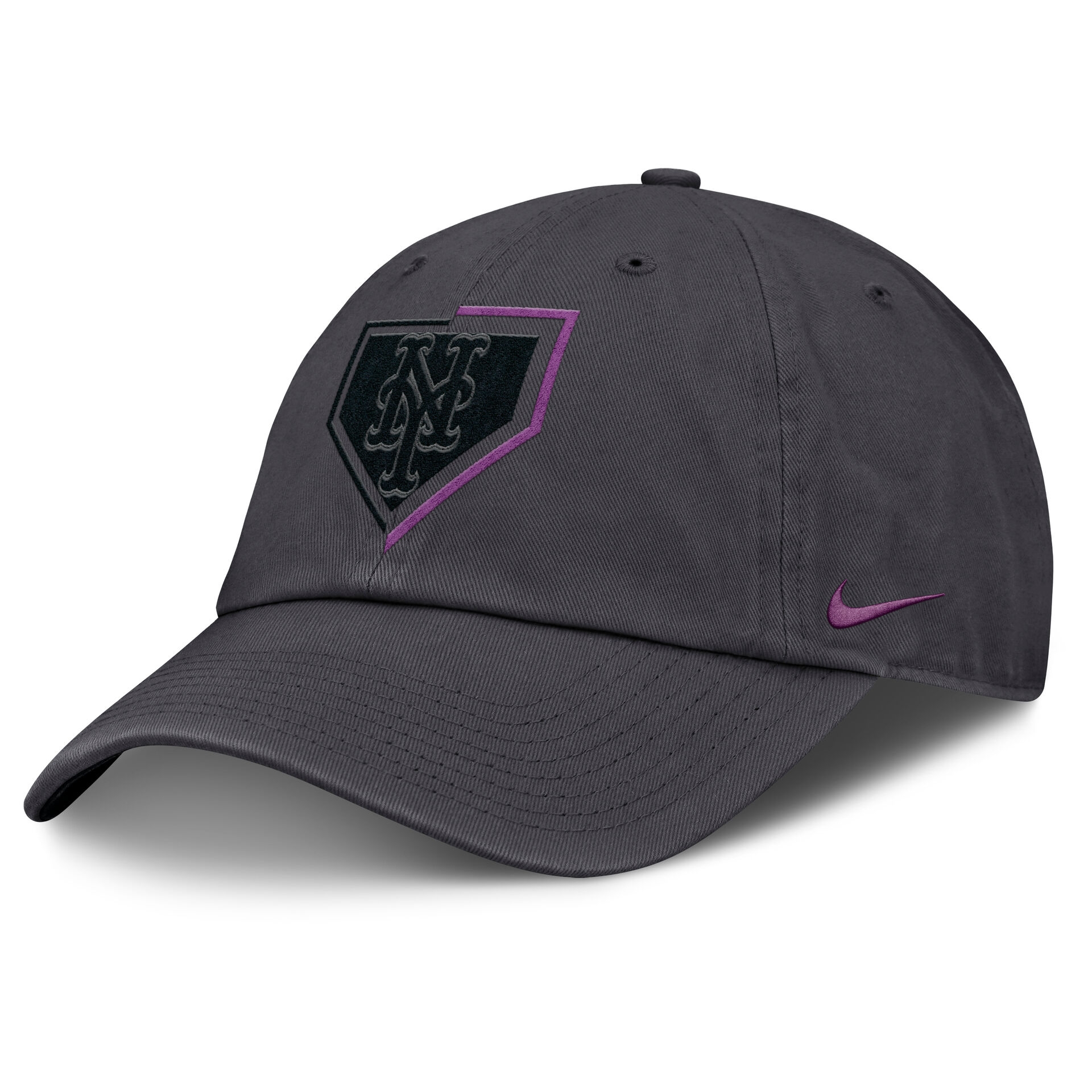 New York Mets City Connect Club Adjustable Cap Dark Gray