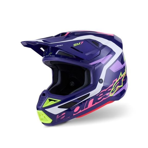 Alpinestars S -M7 DEED 2025 - Violet cross helmetsRef: AP4055
