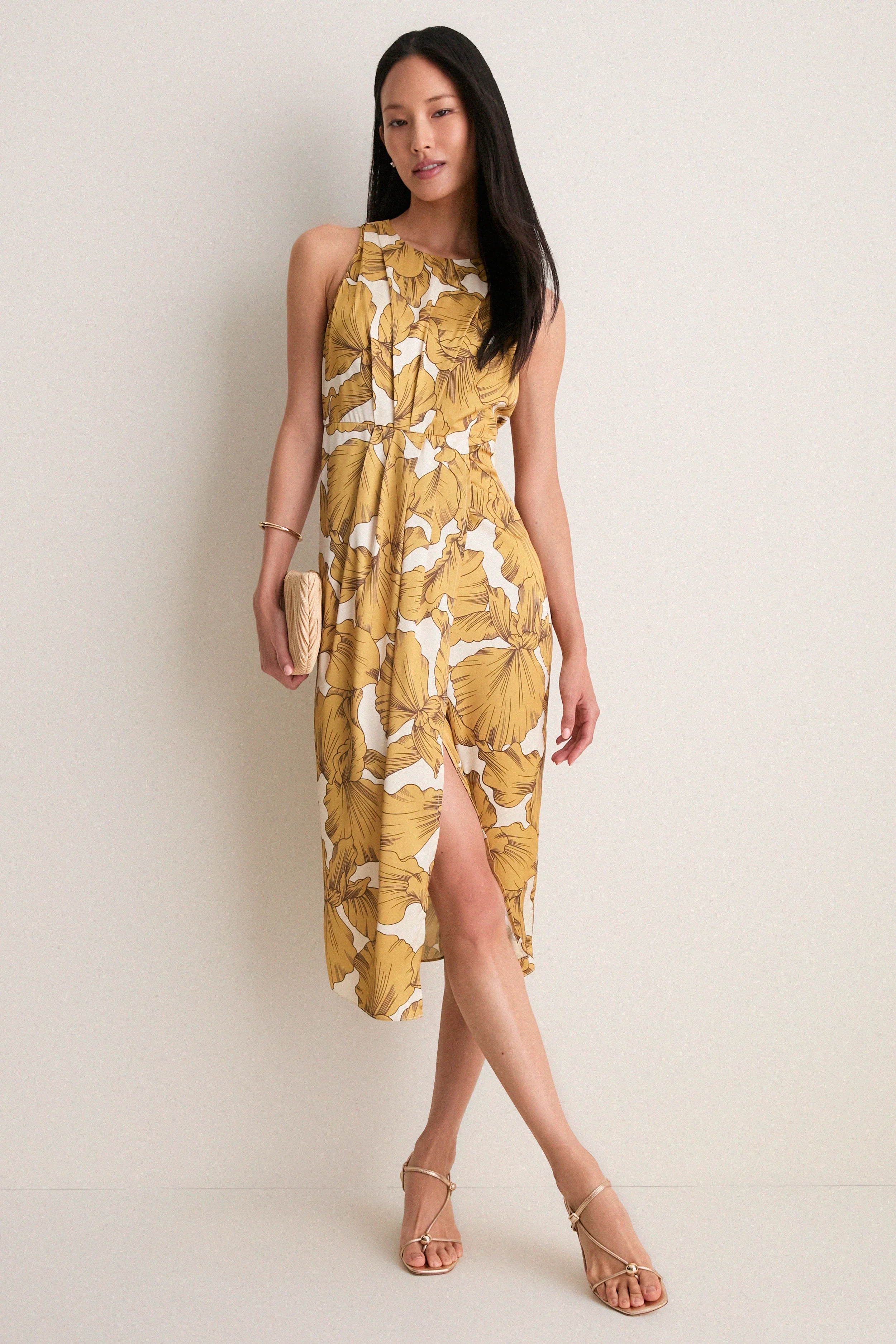Honey Gold Caroline Sleeveless Midi Dress