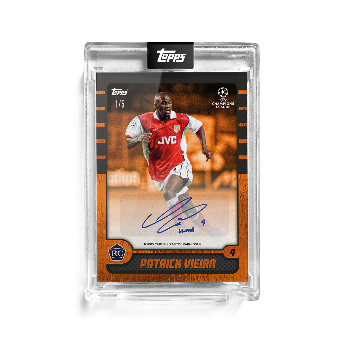 Patrick Vieira - Lost Rookies - Autograph - 1 of 5