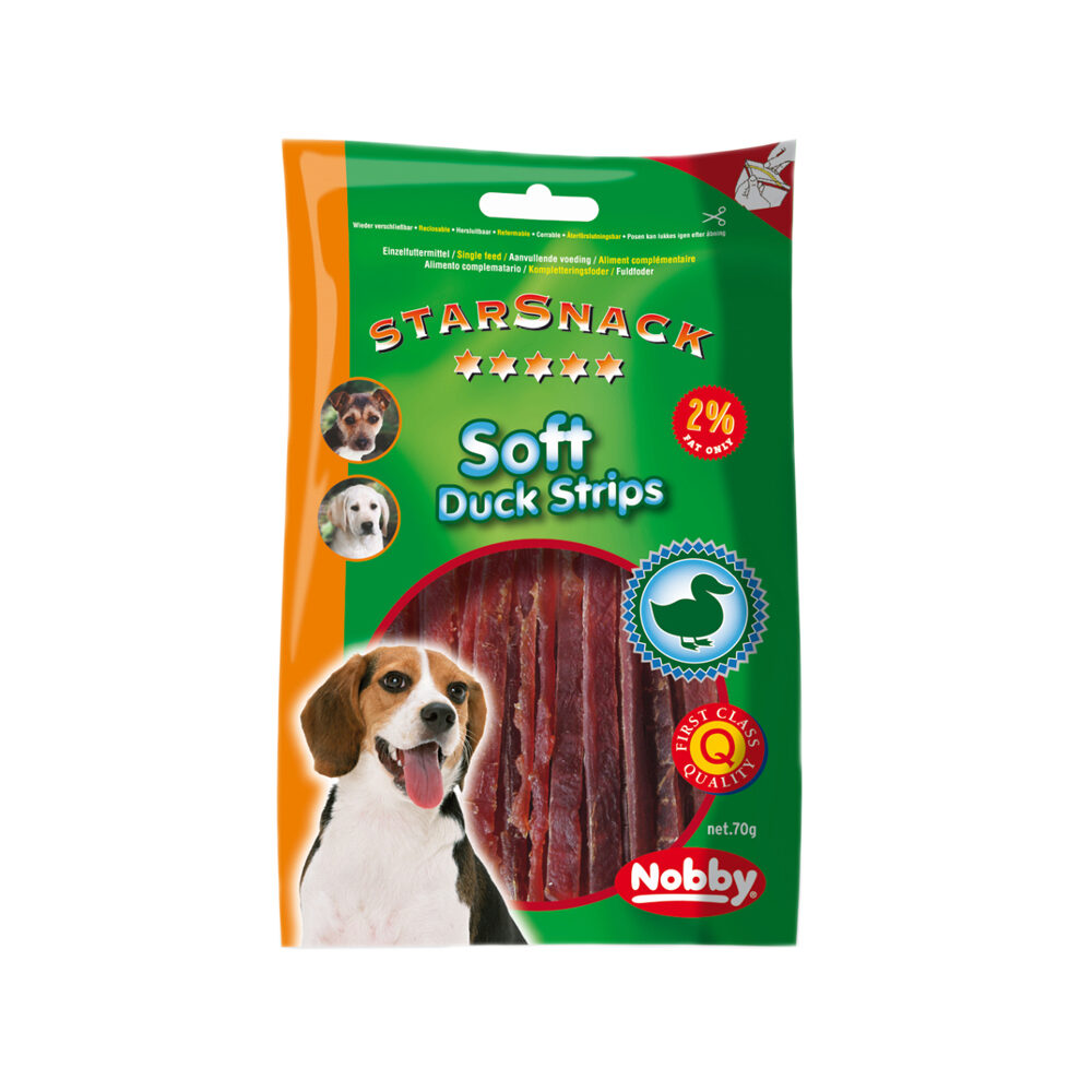 Nobby Starsnack Soft Duck Strips - 70g